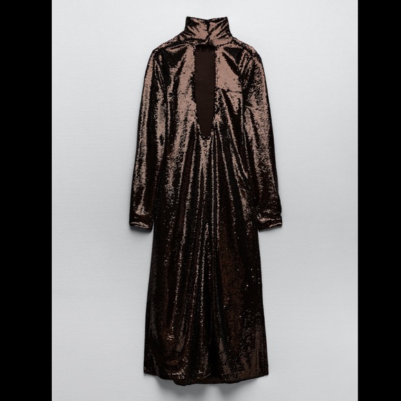 Premium Sequin Knit Dress - Picture 8 of 11